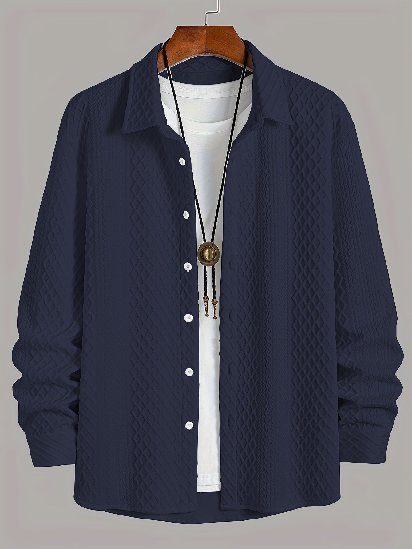 Camicia da Uomo Stretch Tricot - Comfort Moderno con un Tocco Classico