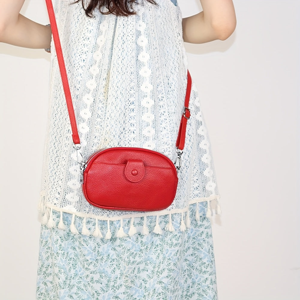 Borsa a Spalla Vintage di Grande Capacità – Vera Pelle con Molteplici Comparti