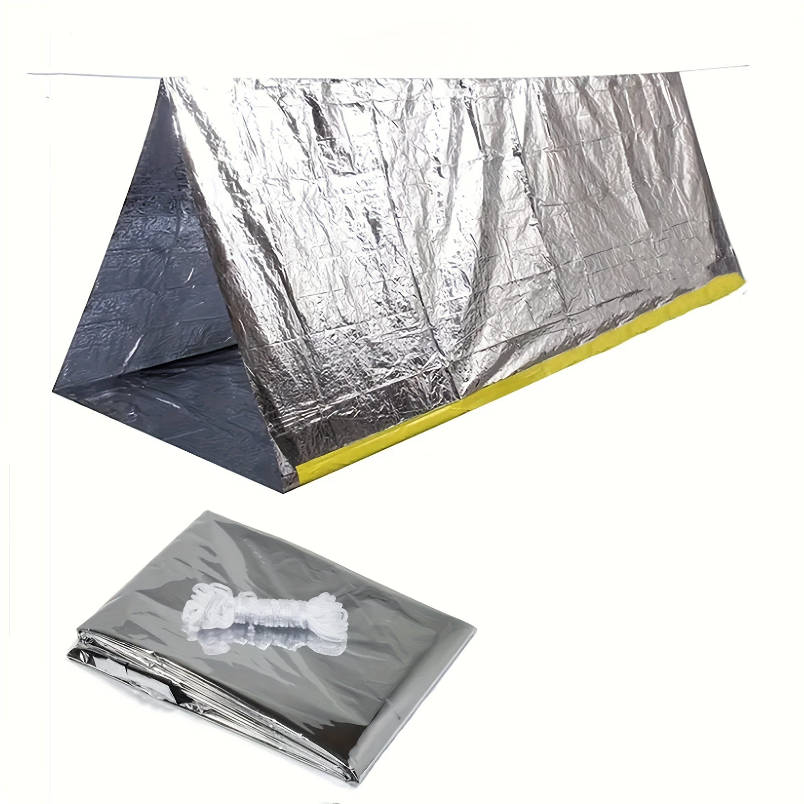 Tenda d'Emergenza Survivor - Tenda Impermeabile per 2 Persone
