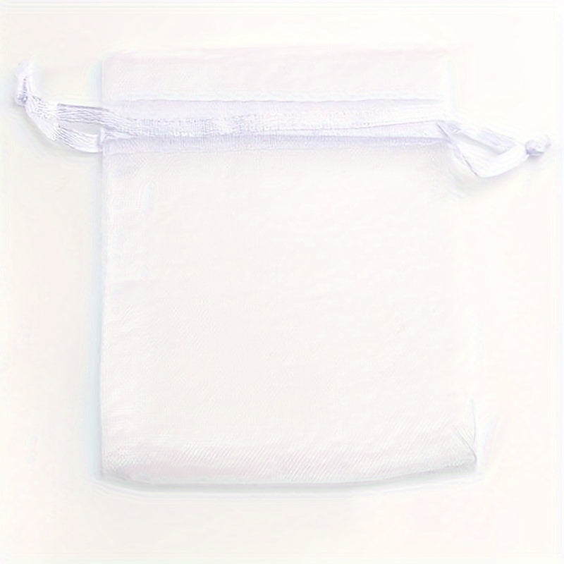 Set di Sacchetti in Organza Eleganti – Ideale per Regali e Decorazioni per Feste
