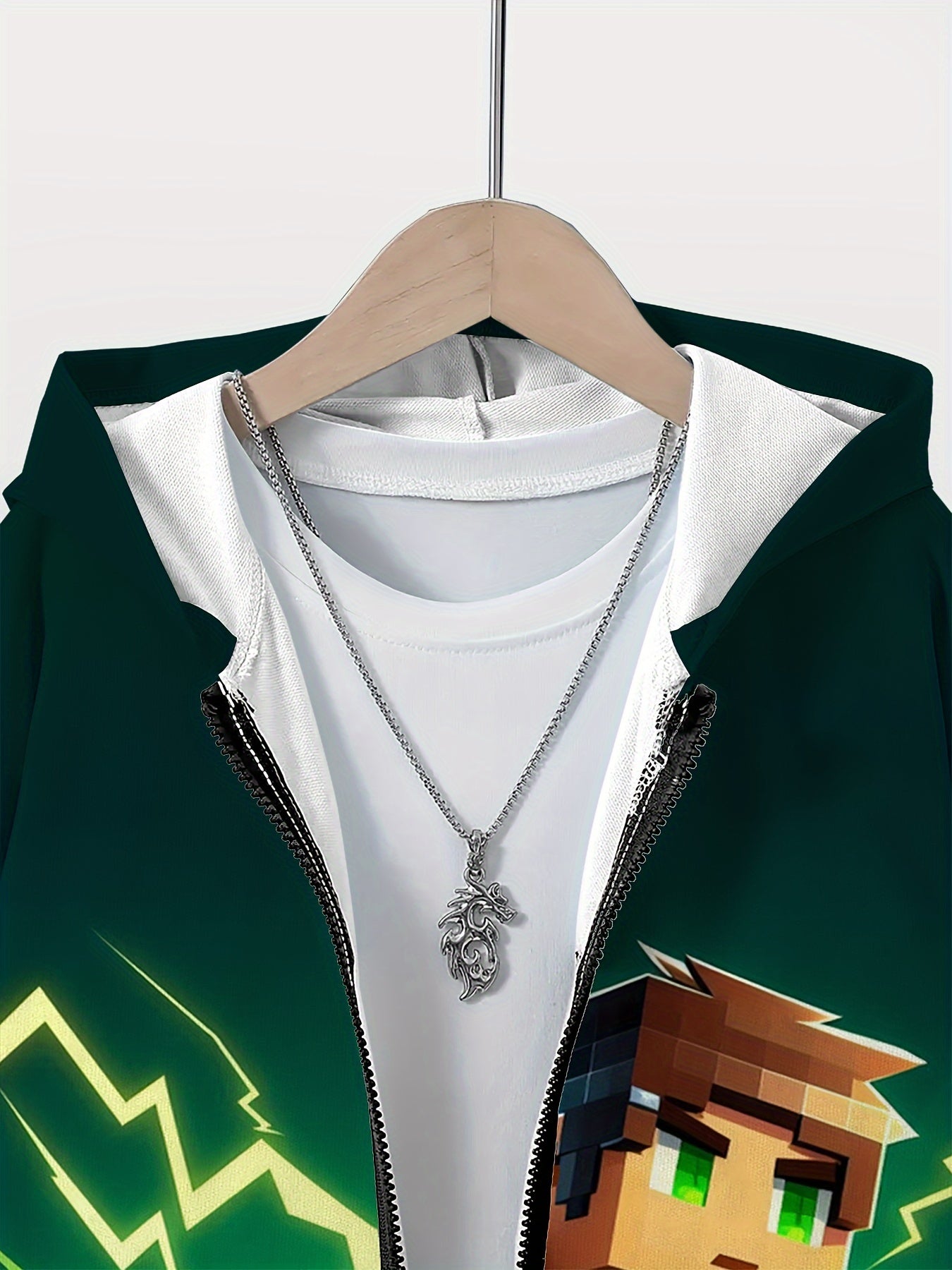 Giacca Casual Geometrica per Gioco – Elegante e Confortevole per Ragazzi