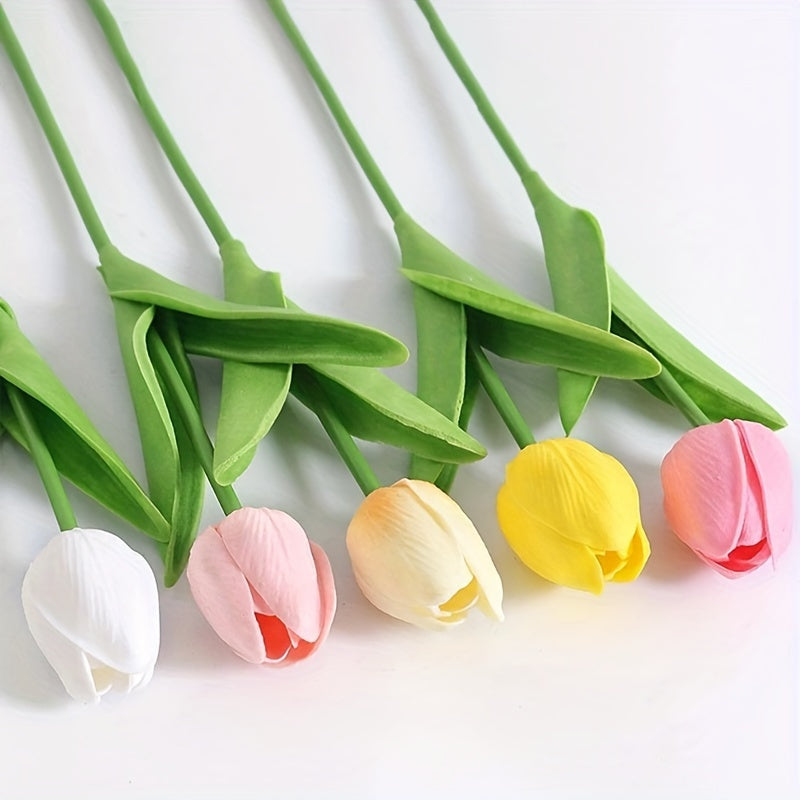 Set di 15 Tulipani Artistici Realistici – Perfetti per Matrimoni, Feste e Decorazioni per la Casa