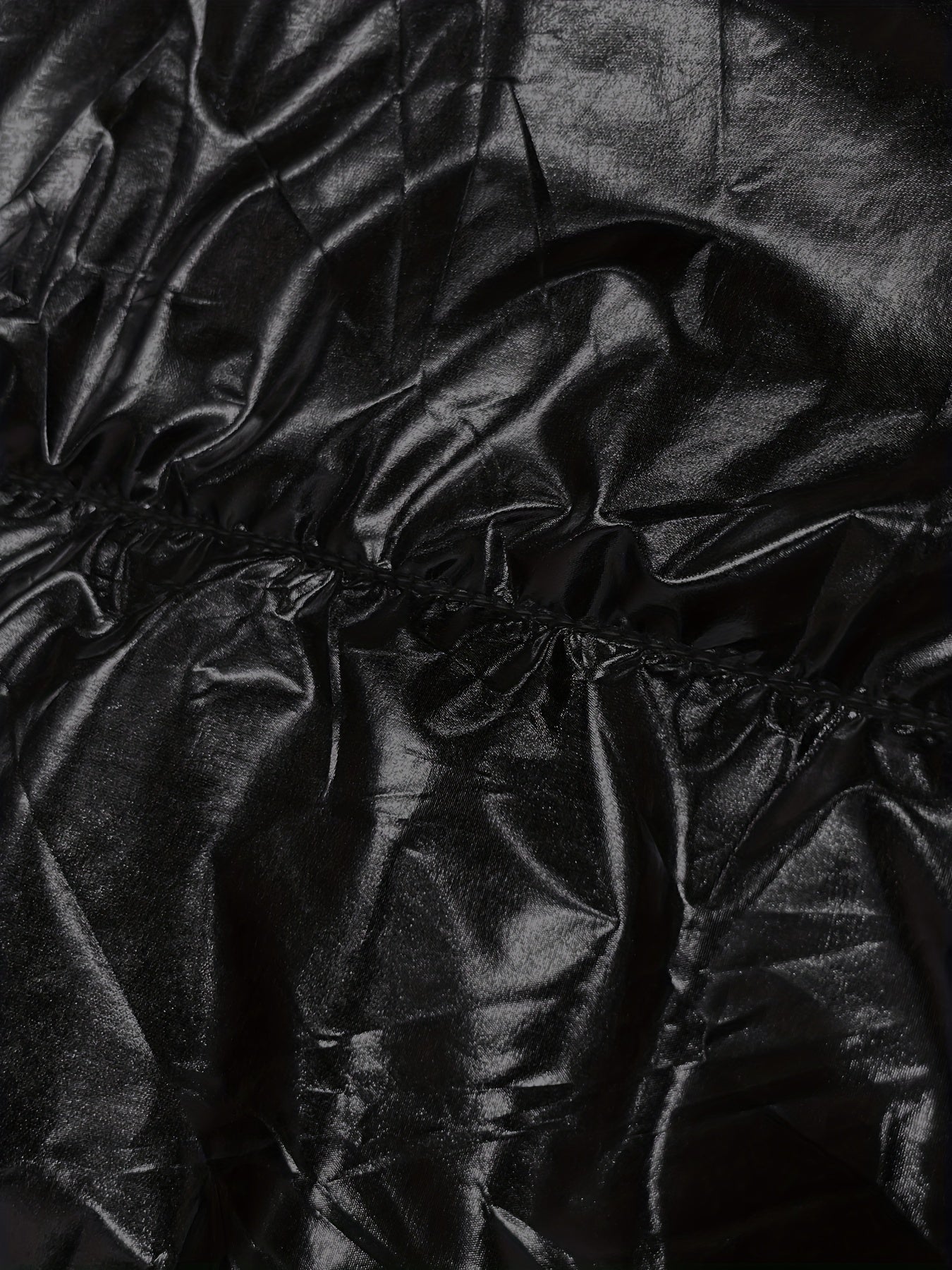 Giacca Corto Lucida con Zip - Giacca Invernale Calda e Stilosissima per Donne