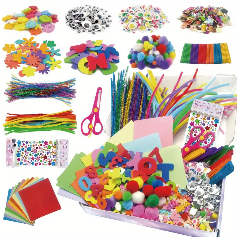 Scatola Creativa per Bambini – Set Completo per Creazioni Fantasiose