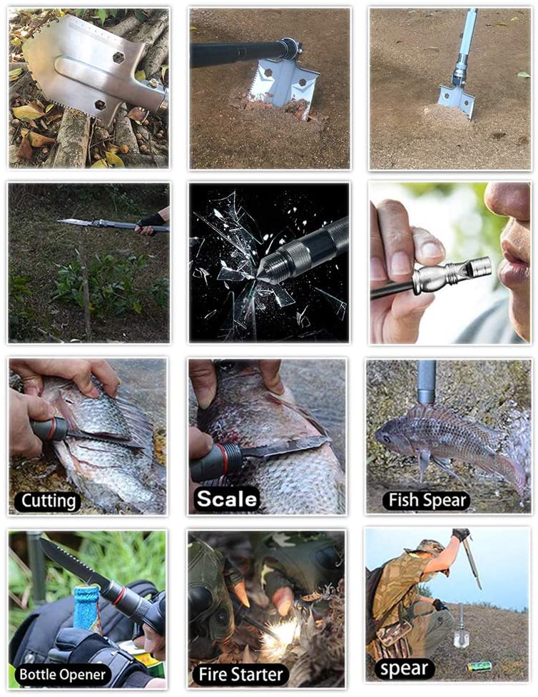 Pala Multifunzionale Tutto-in-Uno – Per attività all'aperto avventurose