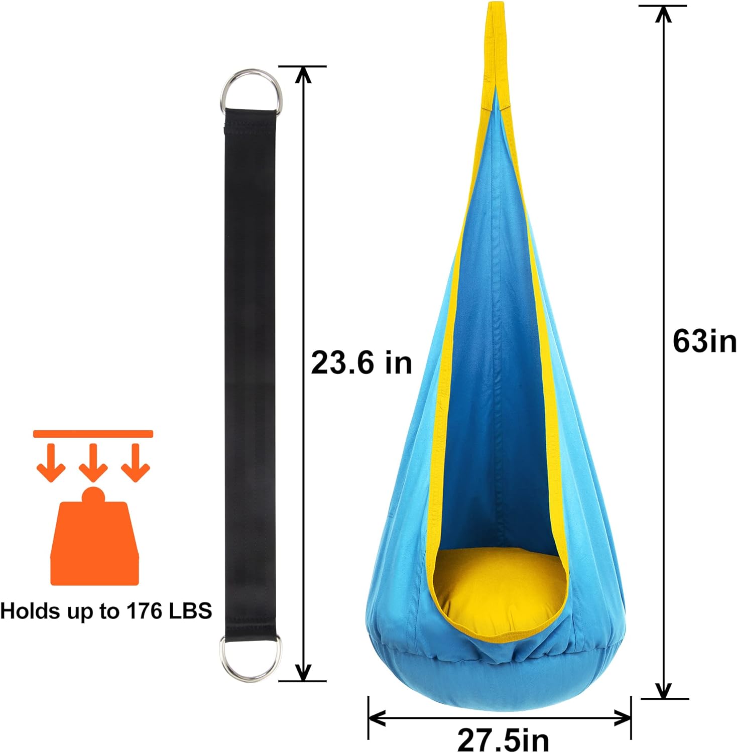 Sedia a Dondolo Comfort – Design Rilassante e Giocoso