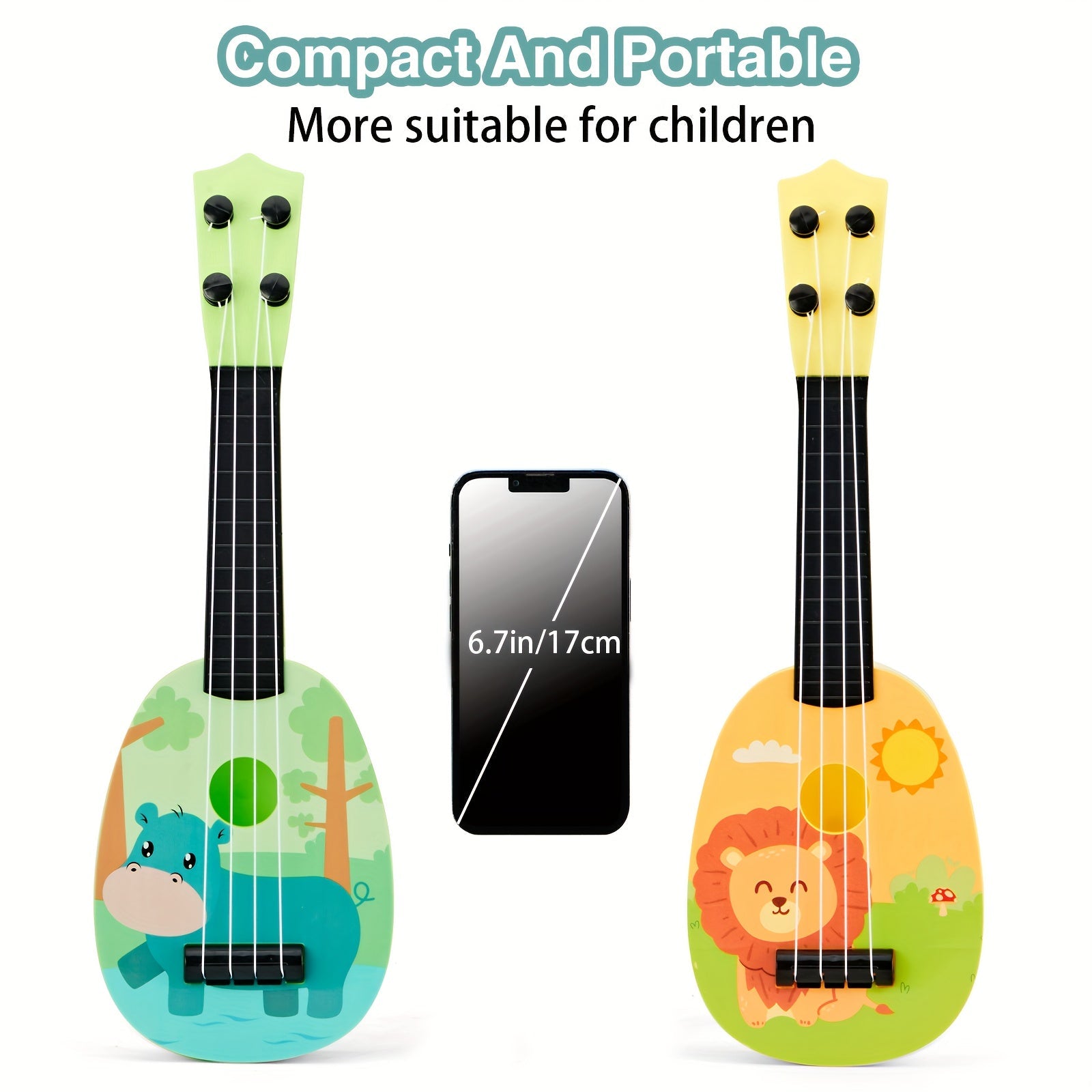 Ukulele Carino per Bambini – Gioco Musicale Allegro e Colorato per Principianti