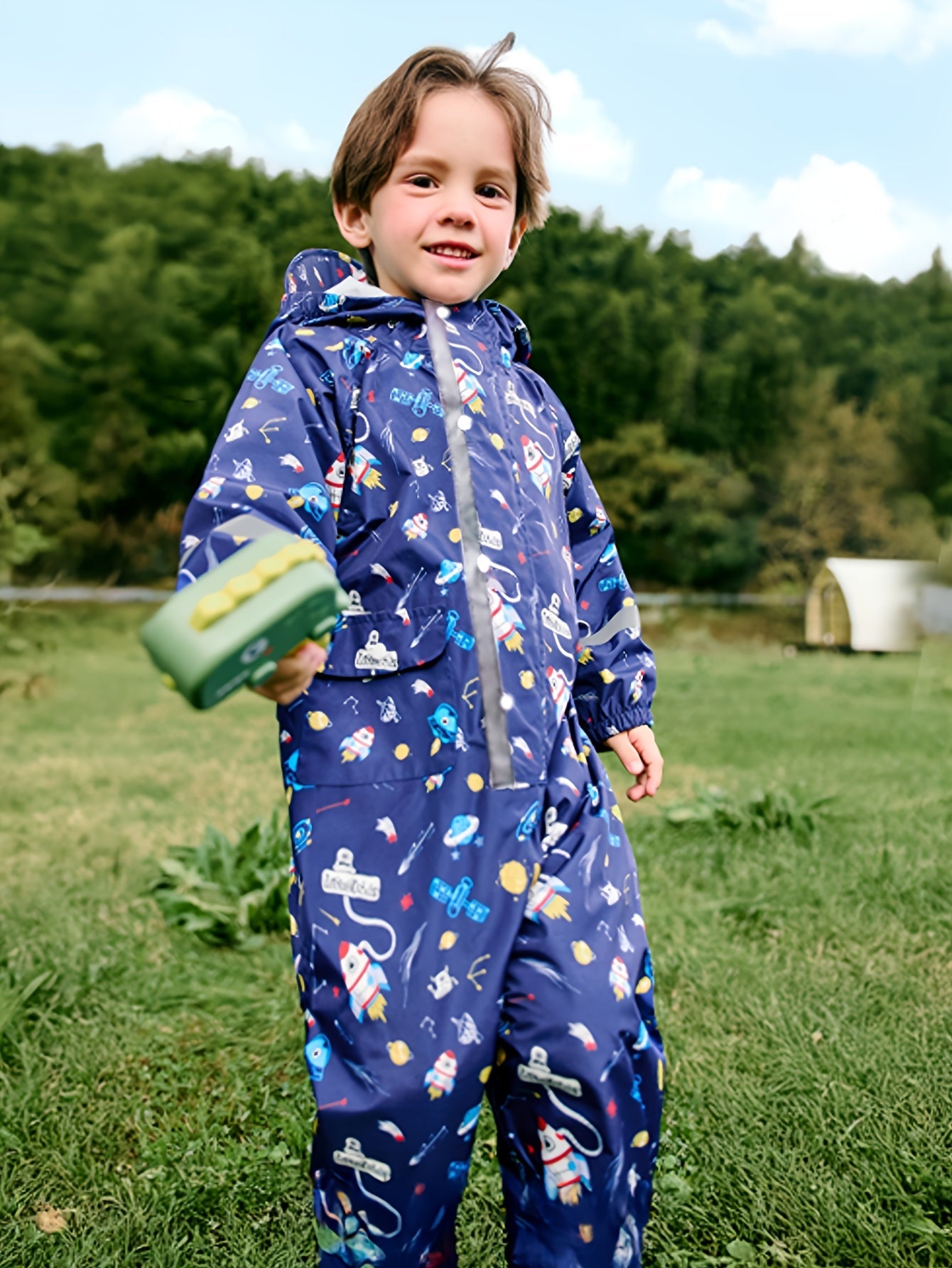 Tuta Impermeabile e Gioiosa per Bambini – Traspirante e Confortevole per Attività all'Aperto