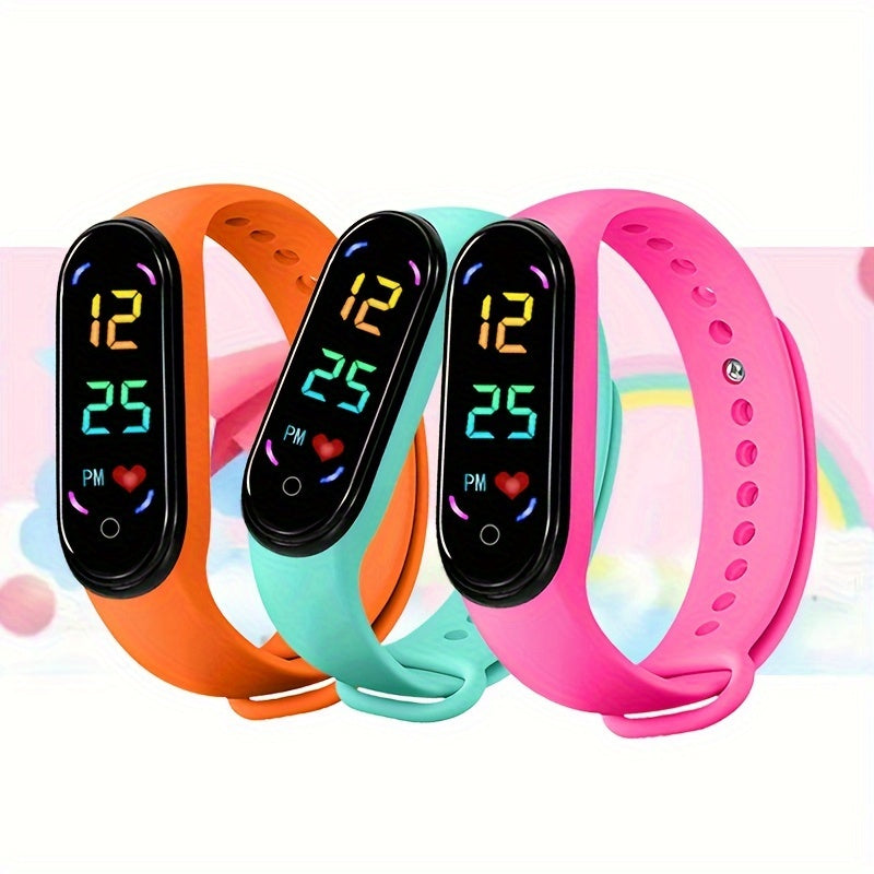 Orologio da Bambino Luminoso - Display LED Colorato e Design Sportivo