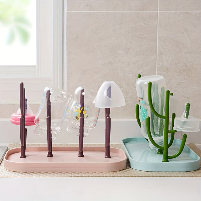Stendibiancheria a Forma di Cactus per Biberon - Pratico e Stile per Accessori per Bambini