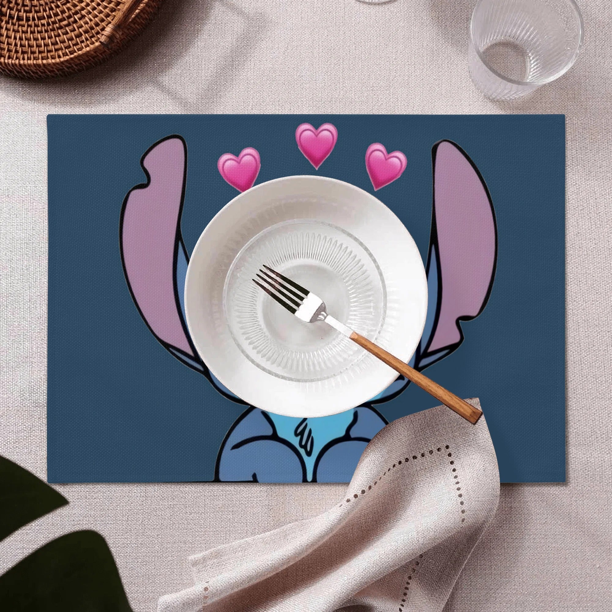 Tovaglietta Disney Stitch – Carino Cartoon per Decorazione della Cucina e della Tavola