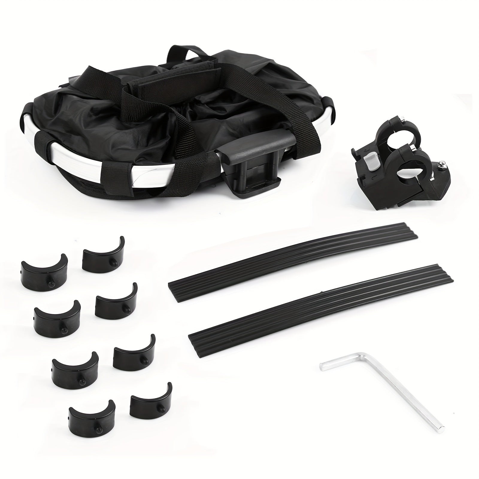 Cestino Pieghevole per Bicicletta – Alta Capacità e Robusta Capacità di Carico per Biciclette e Animali