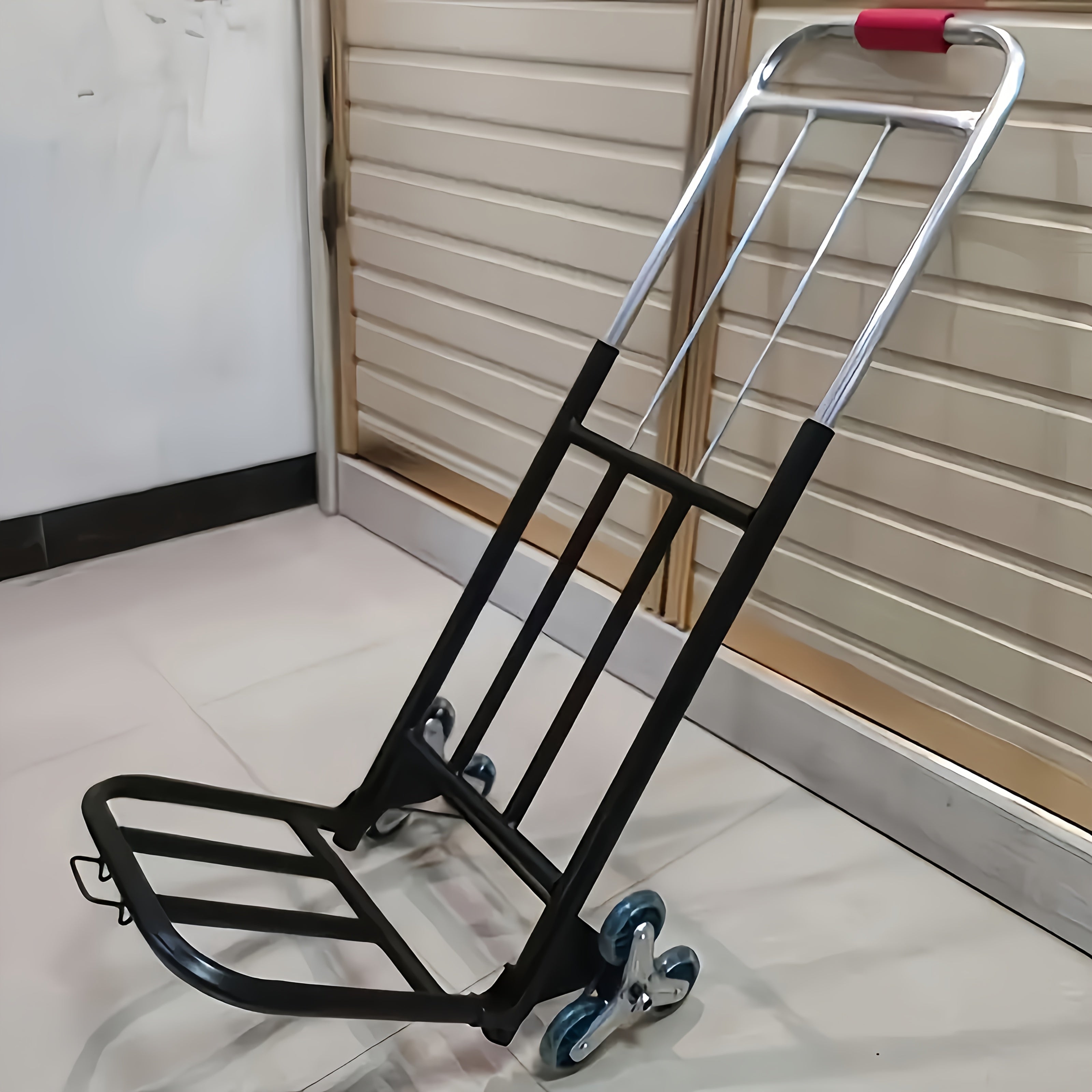 Carrello a Tre Ruote per Scale – Dolly Pieghevole Portatile per Carichi Pesanti