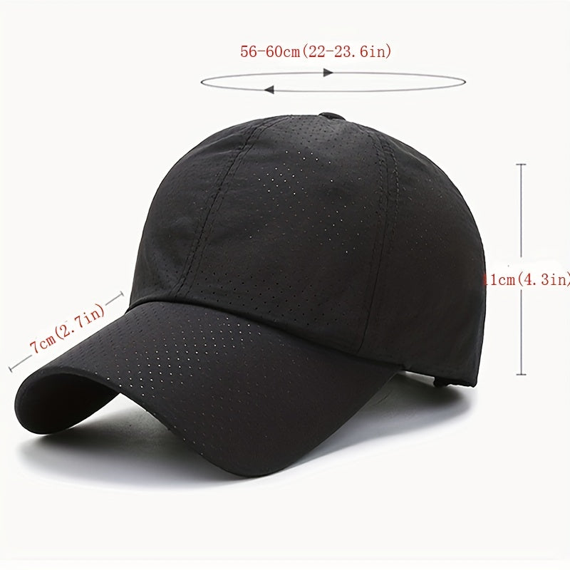 Cappello in Mesh Asciugatura Rapida – Cappello Resistente ai UV per Sport e Attività all'Aperto
