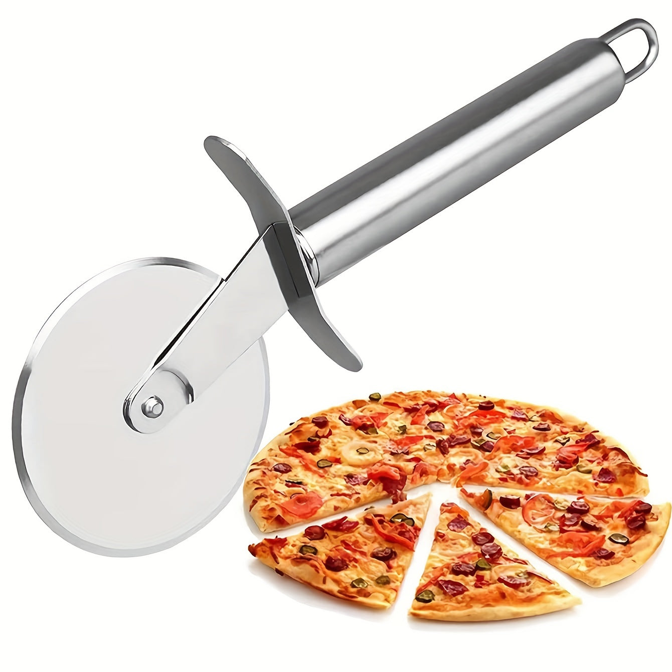 Ruota per Pizza in Acciaio Inossidabile – Utensile da Cucina Efficiente e Stile per Fette Perfette