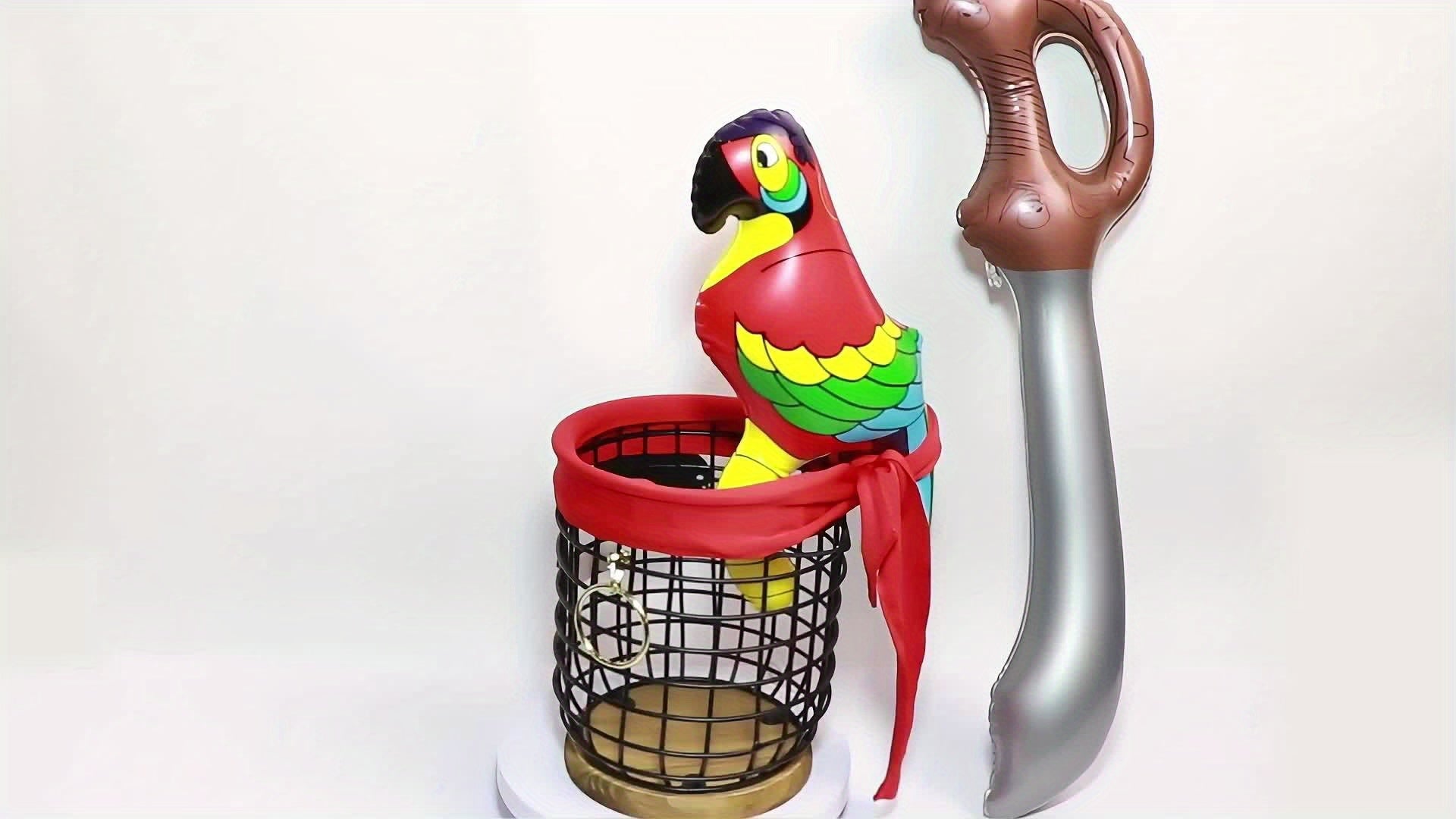 Set Completo di Accessori da Pirata – Con Pappagallo, Occhiale da Pirata e Spada per Costumi