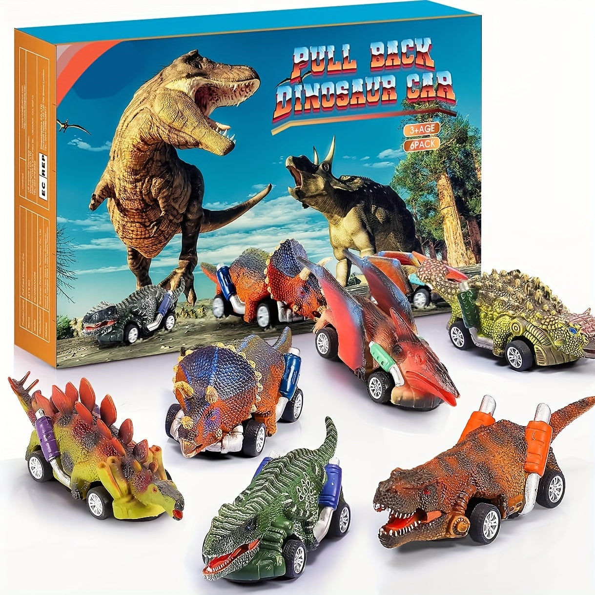 Set di Gioco Dino Racer - Veloci Veicoli Dino per Bambini Avventurosi