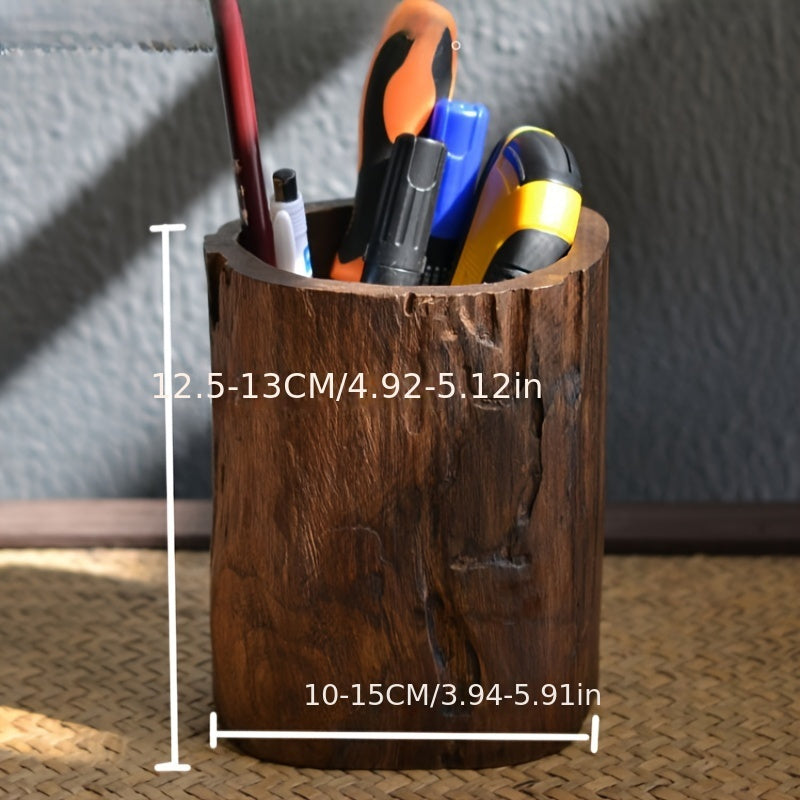 NatureWood Portapenne – Atmosfera Autentica per il tuo Posto di Lavoro