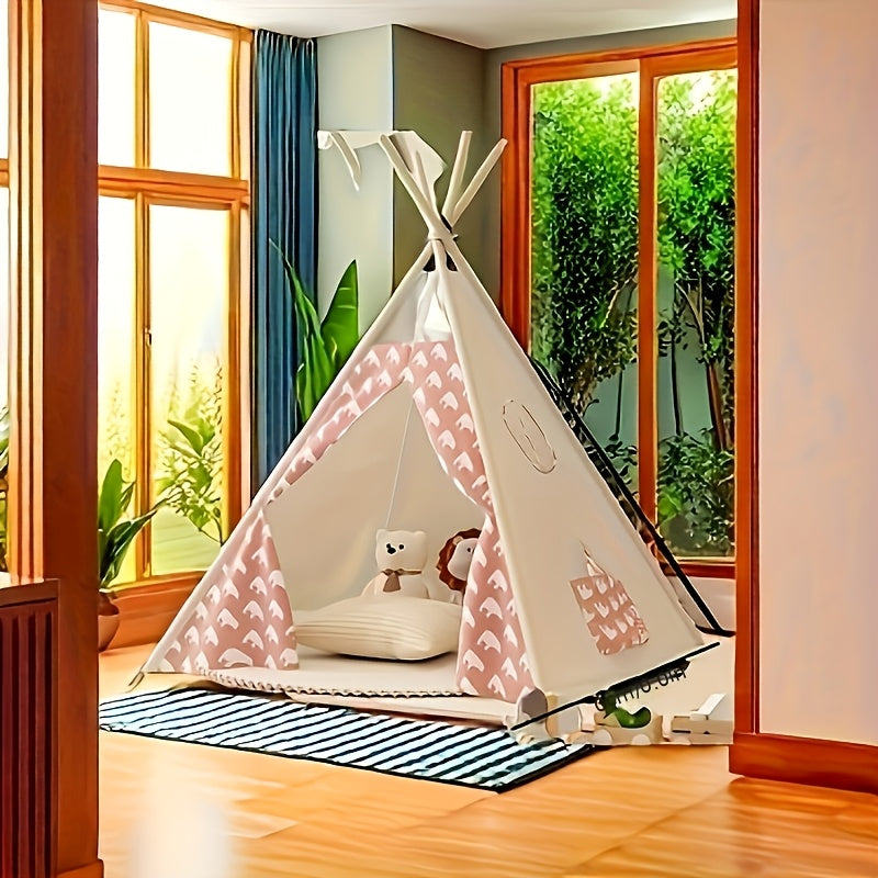Tenda Tipi Multifunzionale KiddieTipi - Tende Morbide per Interni ed Esterni