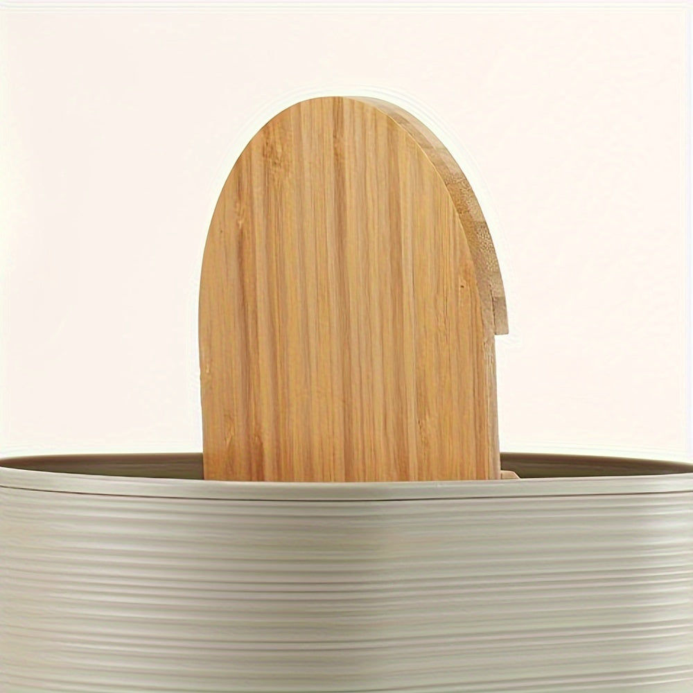 Set Bagno Moderno con Accenti in Bambù – Organizzato ed Elegante in Uno