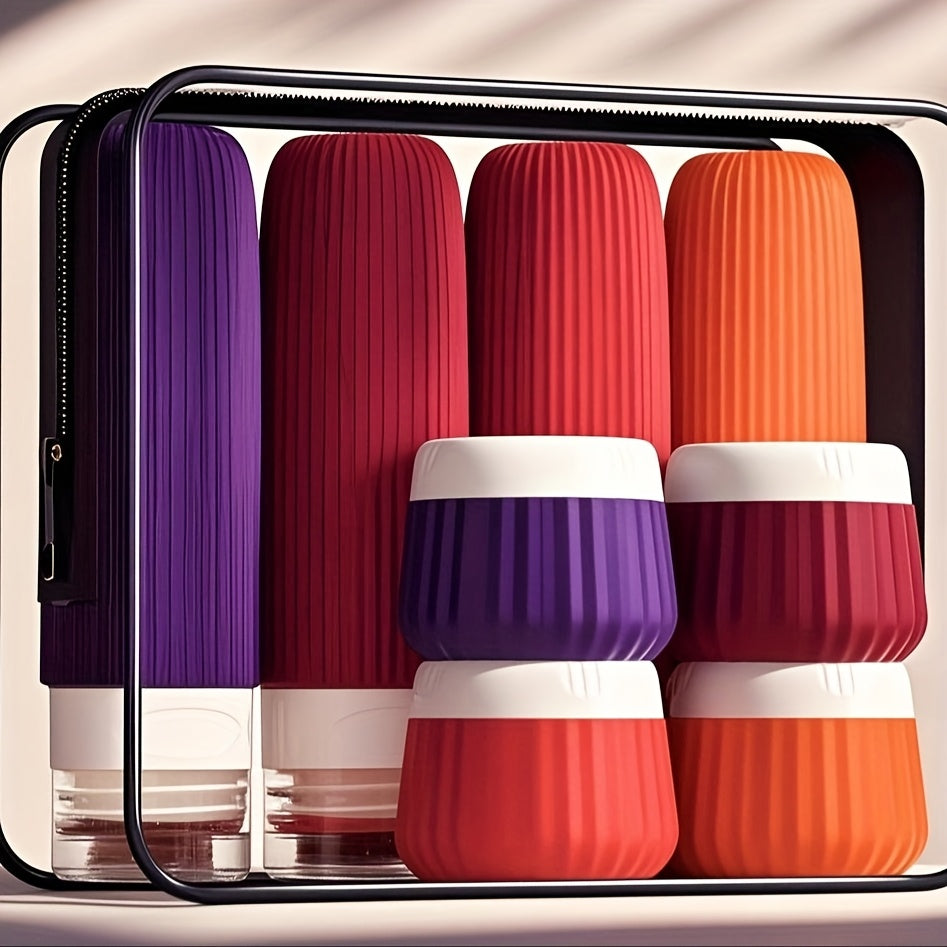 Set di Flaconi da Viaggio Pratici – Sicuri e Comodi per Viaggiare