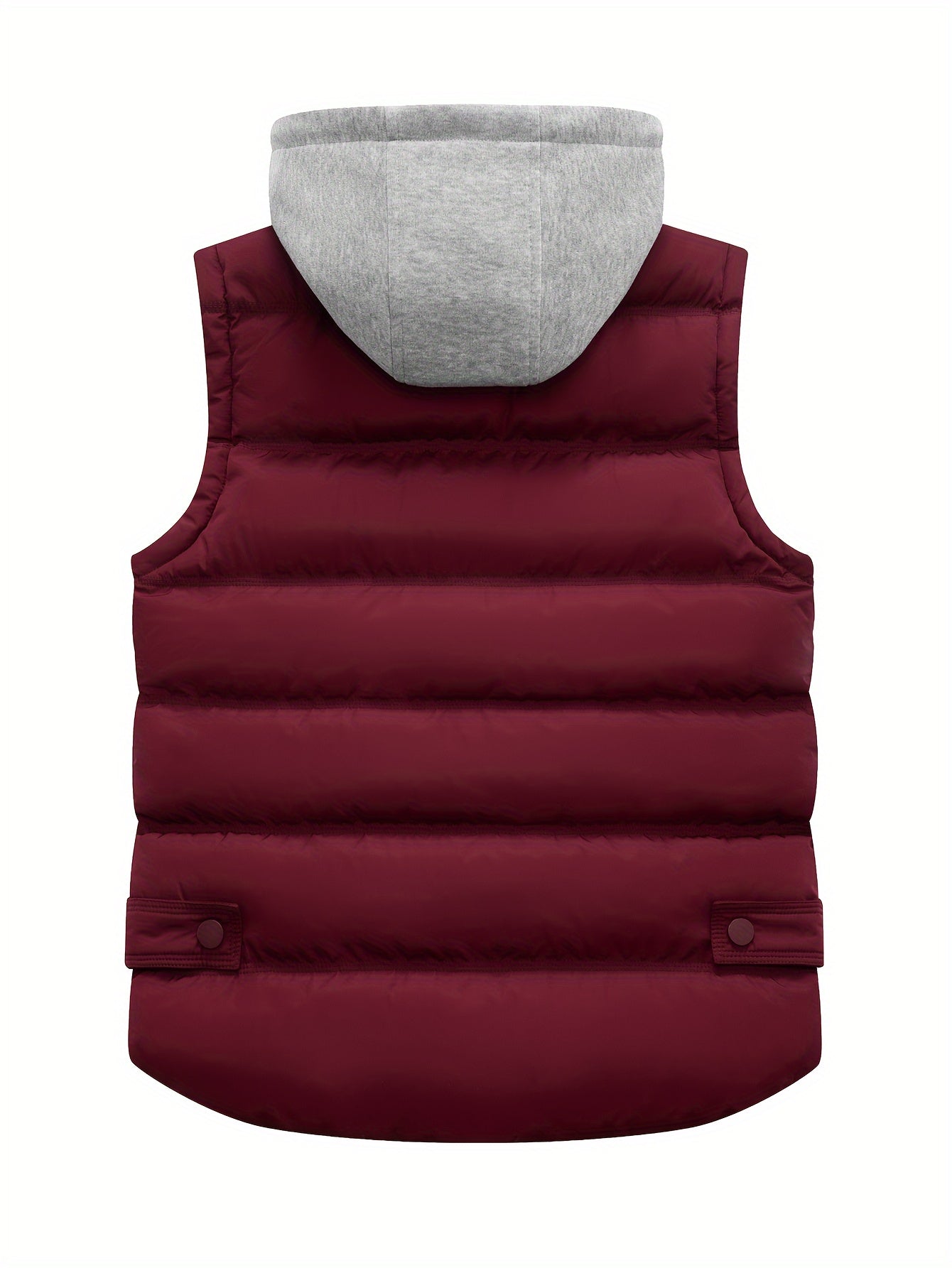 Gilet Donna Imbottito con Cappuccio – Giacca Invernale Elegante e Calda Senza Maniche