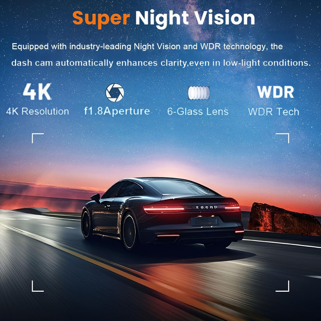 Dashcam 4K Ultra – Sicurezza Intelligente e Immagini Nitide in Ogni Viaggio