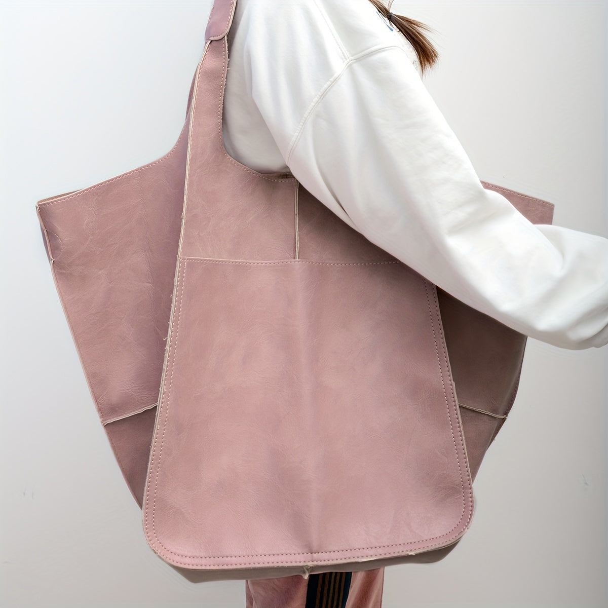 RetroWave Grande Borsa da Spiaggia – Stilosamente Funzionale