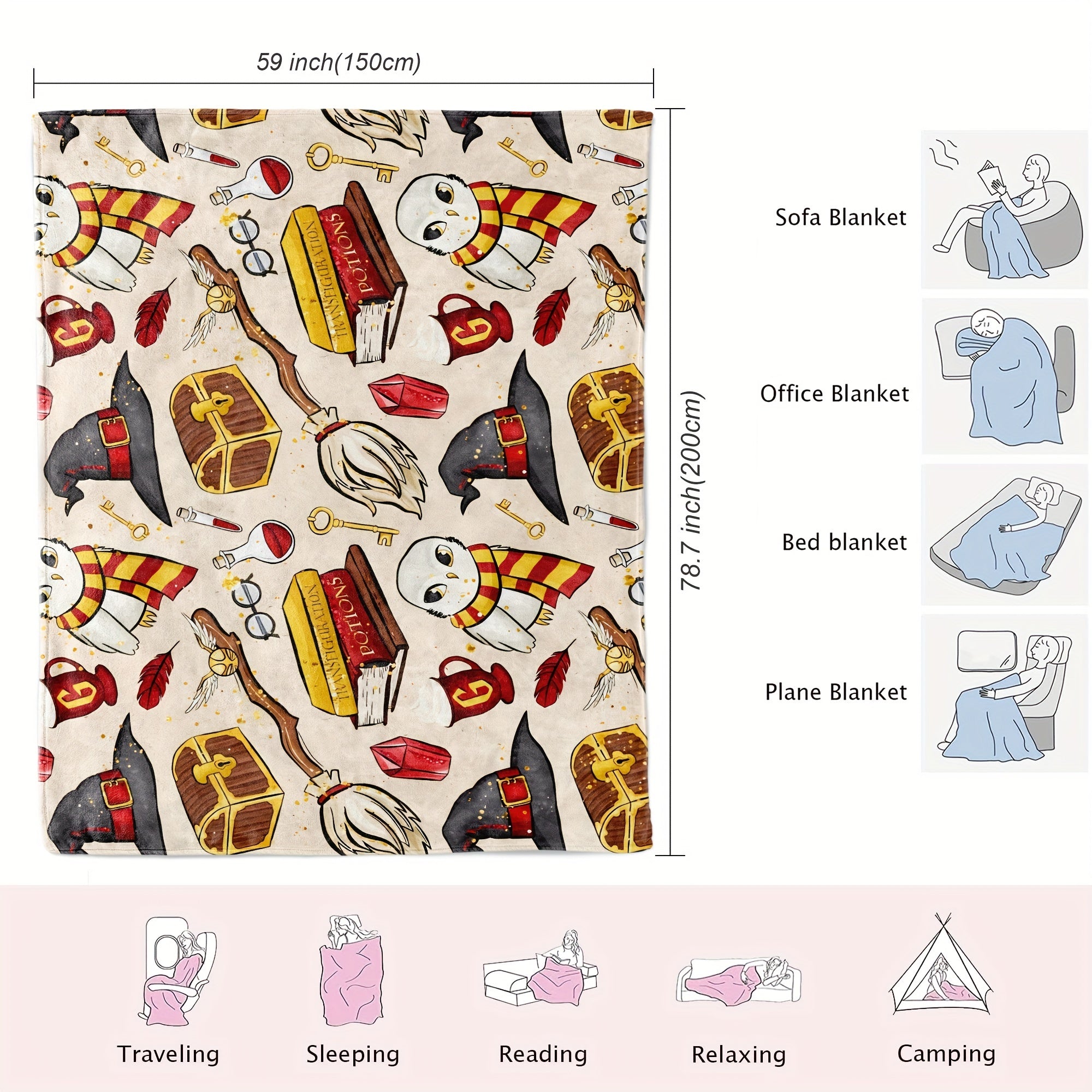 Coperte Magiche di Harry Potter – Per un'atmosfera incantevole nella tua casa