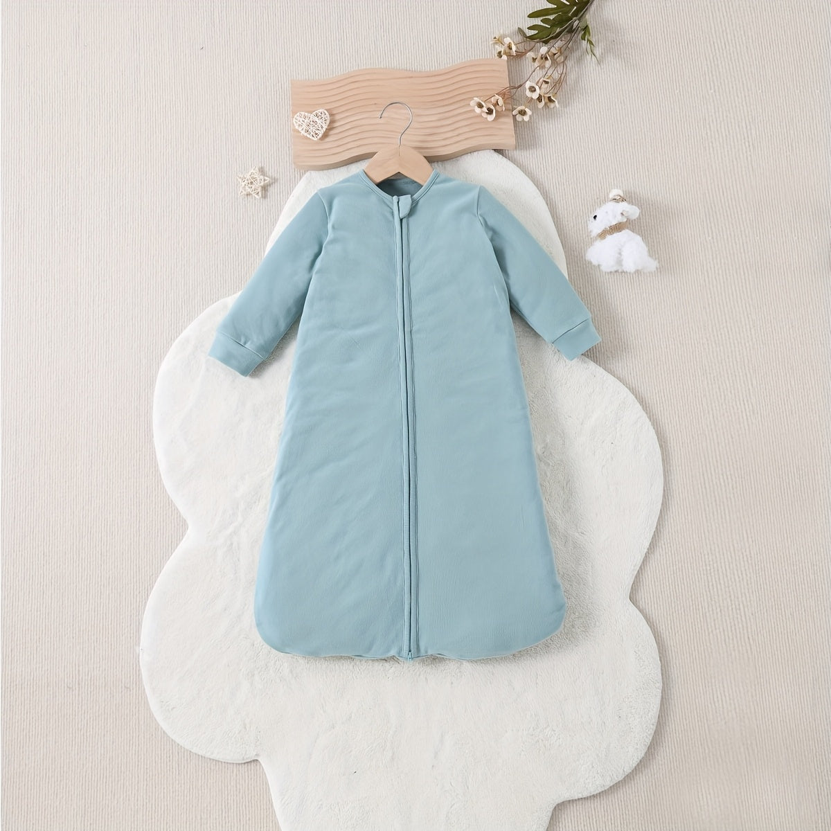 Sacco a Pelo per Bambini Tutto L'Anno con Maniche – Sonno Confortevole e Sicuro per i Piccoli