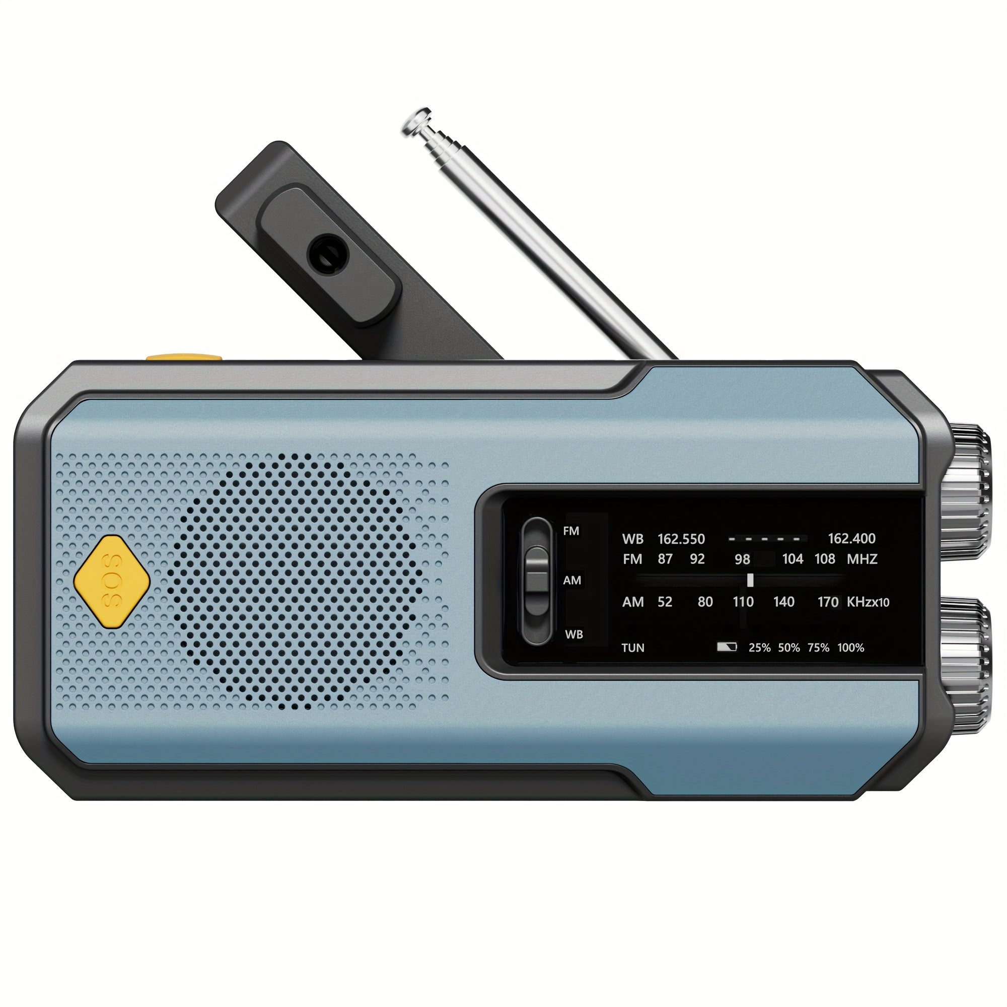 Daykit Radio Portatile AM/FM – Con Pannello Solare e Torcia