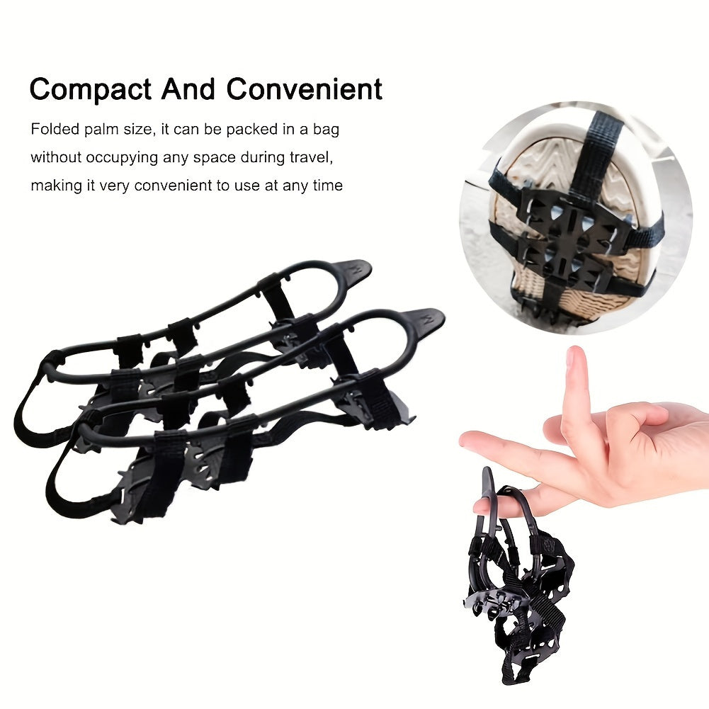 Cramponi Antiscivolo a 24 Punti – Perfetti per Escursionismo, Arrampicata e Sport Invernali