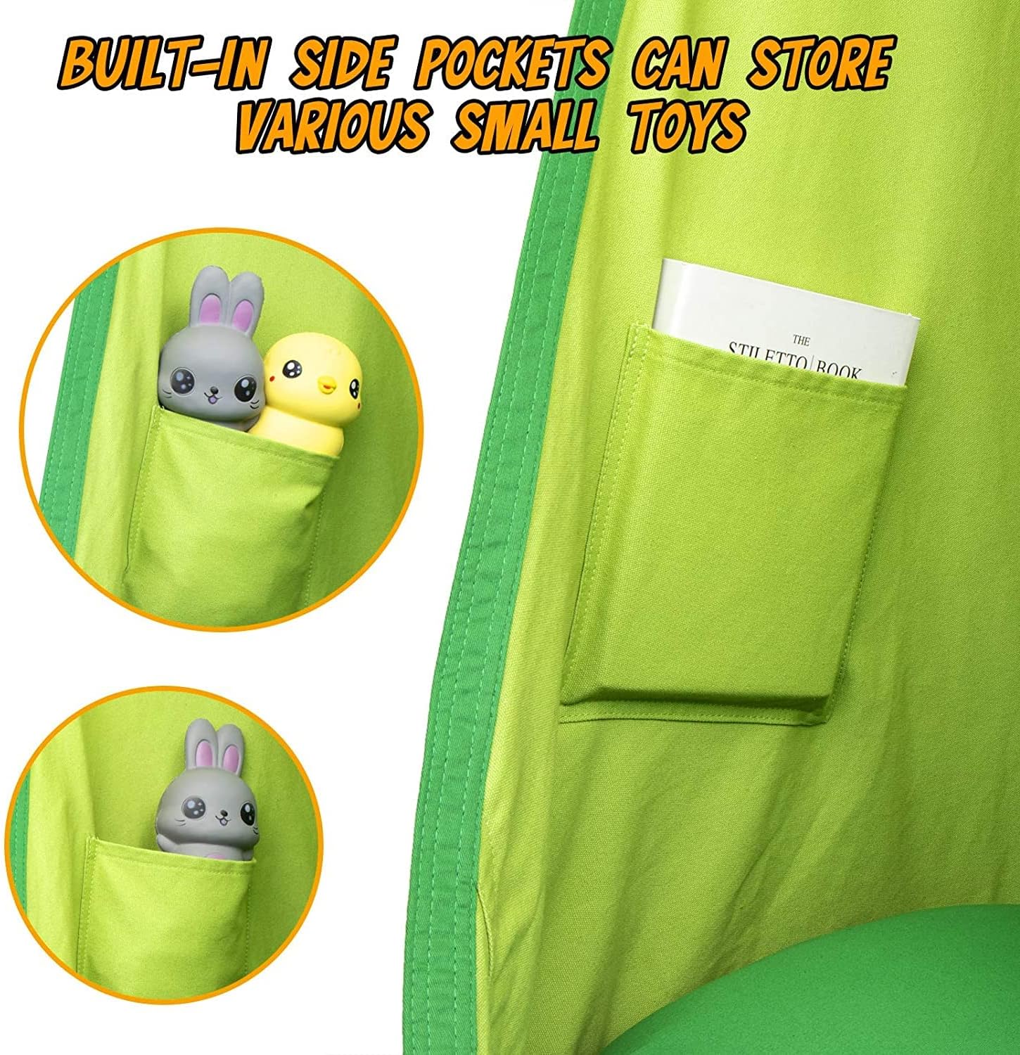 Sedia a Dondolo Comfort – Design Rilassante e Giocoso