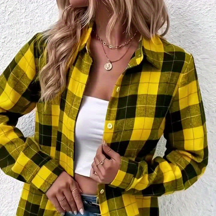 Blusa a Righe Casual – Elegante e Confortevole per Primavera e Autunno