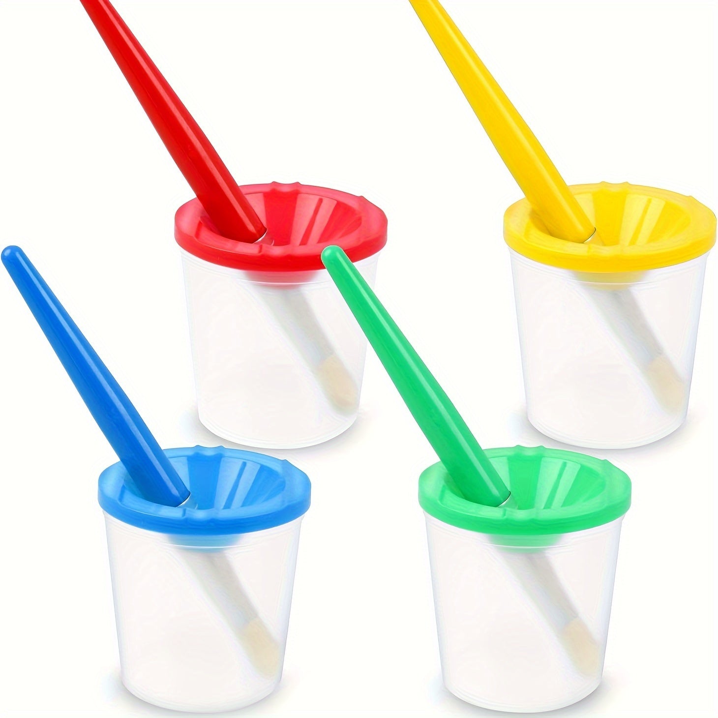 Set di Pennelli e Barattoli di Vernice per Pittura Fai-da-te – Perfetto per Pitturare