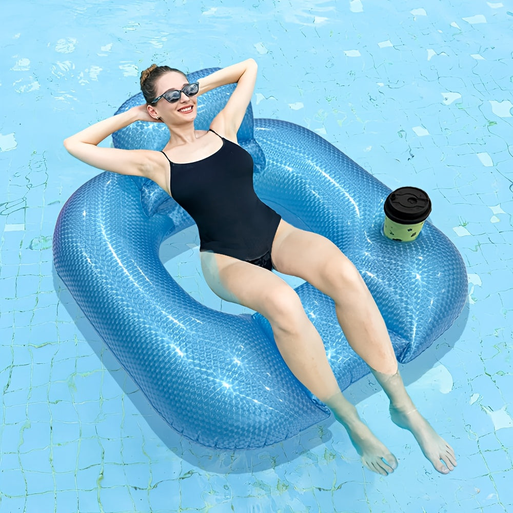 PearlFloat Lounge Gonfiabile – Comfort e Stile sull'Acqua