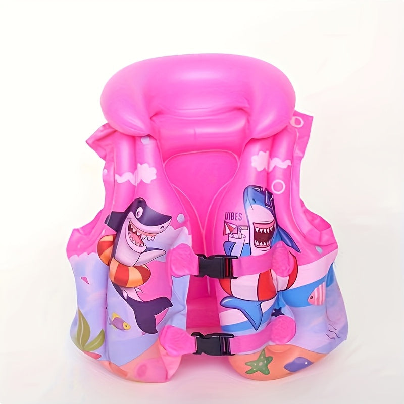 Gilet da Nuoto con Stampa di Squali – Confortevole e Sicuro per il Divertimento in Acqua