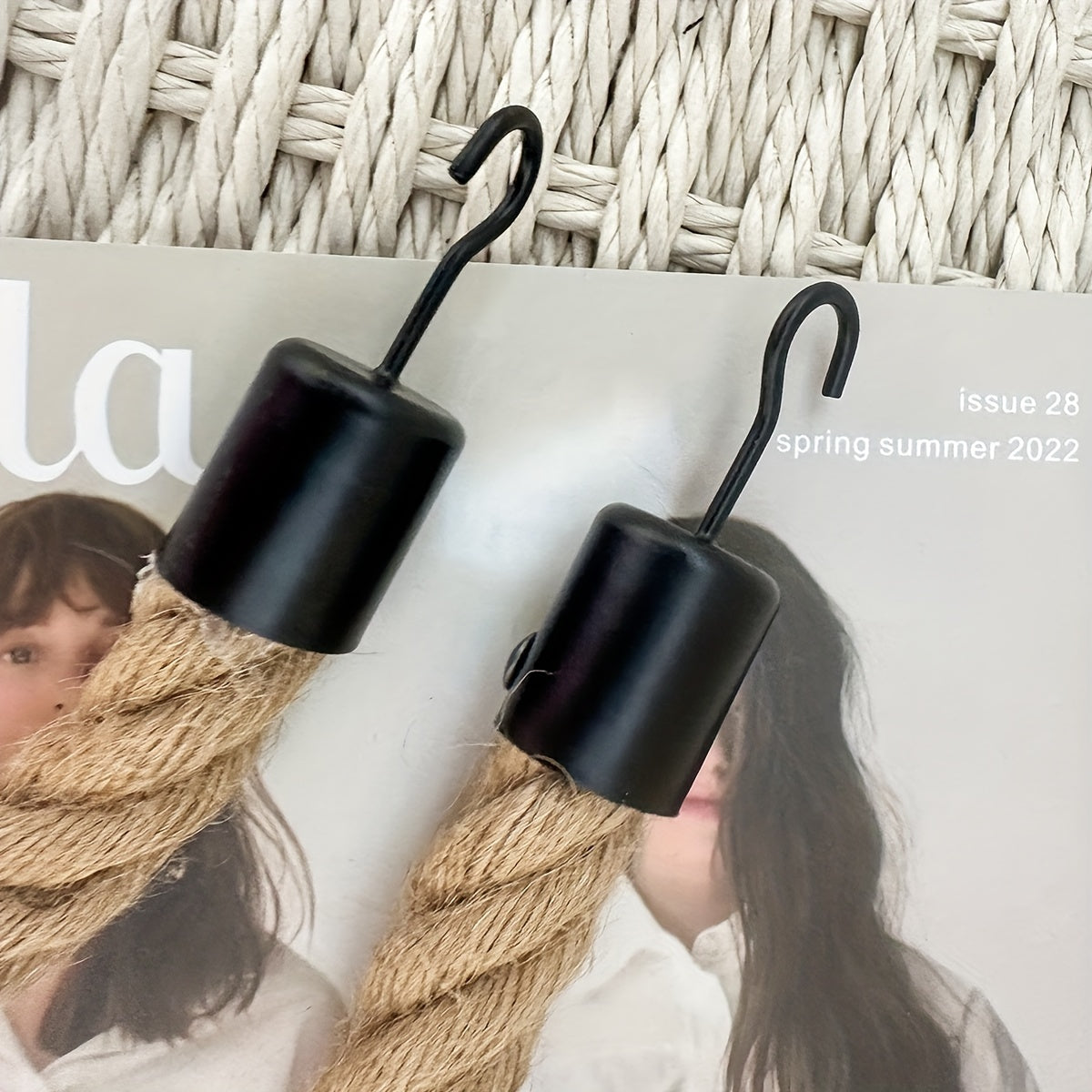 Portarotolo da Toilette in Corda di Canapa - Per Bagni Eleganti