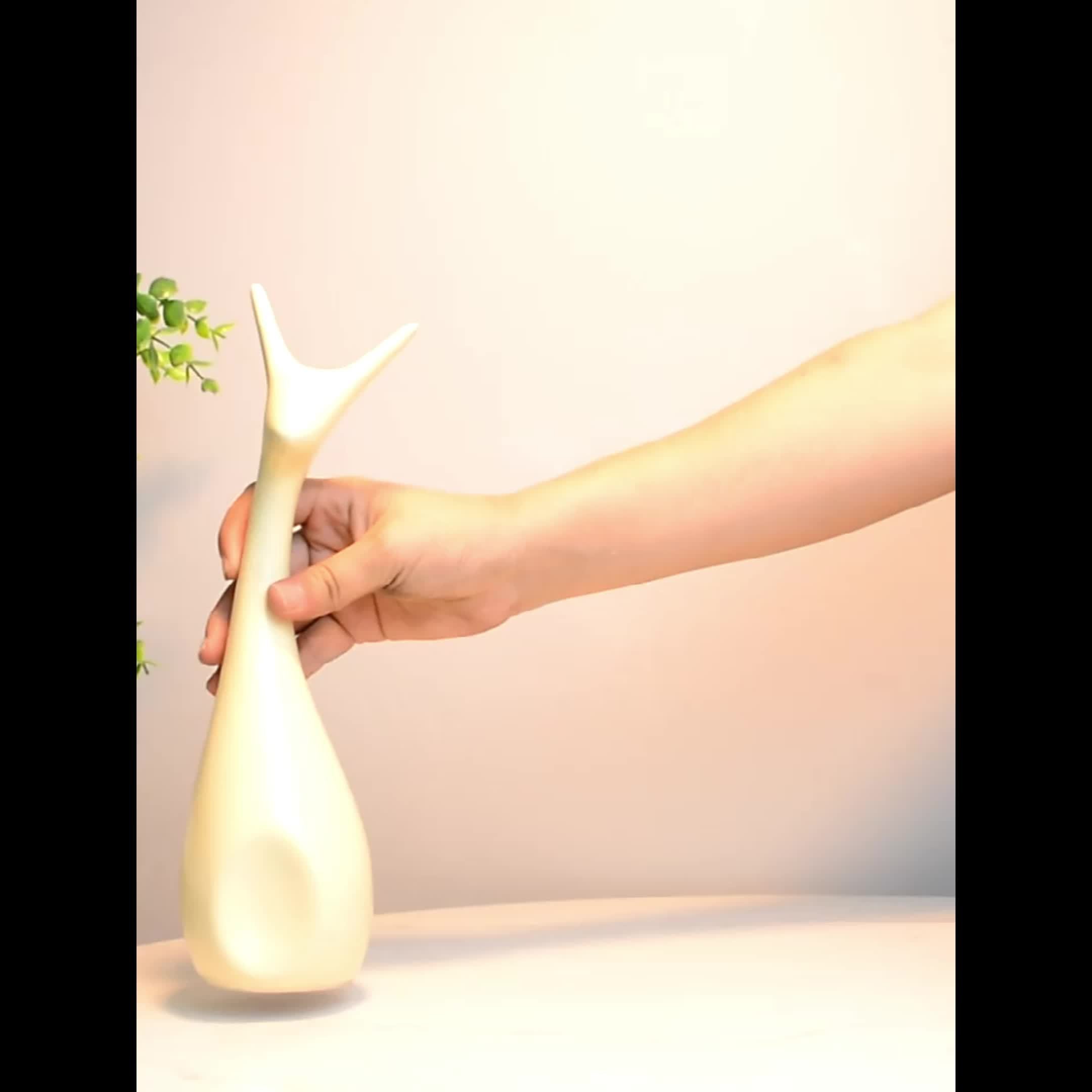 Set di Statue di Ceramica a Forma di Cervo – Decorazione di Lusso per Soggiorno e Ufficio