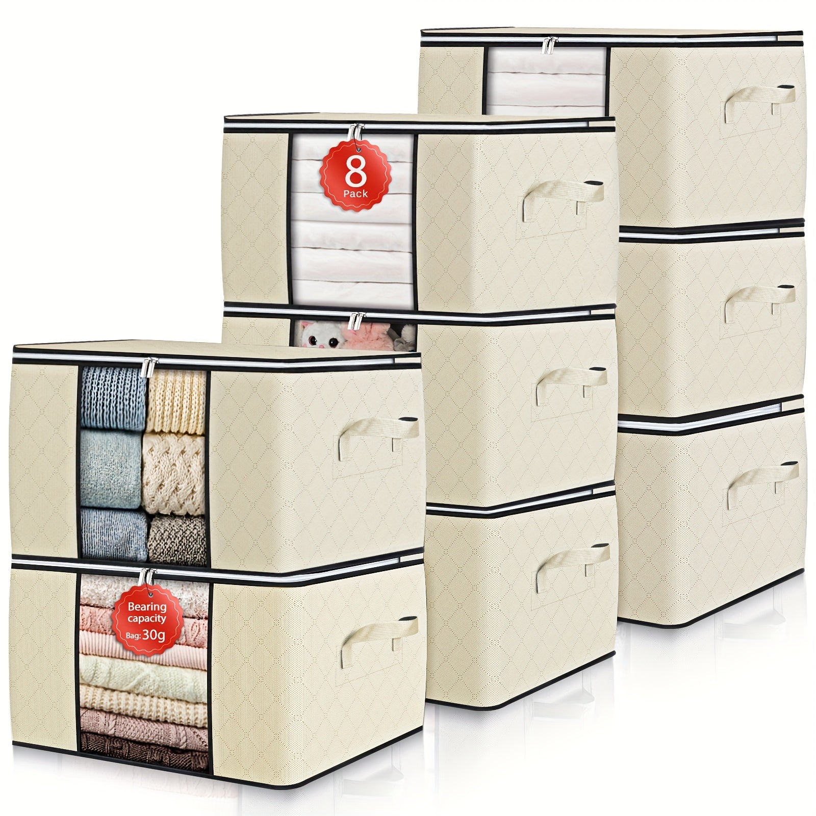 Set di Sacchi per Abbigliamento da 90L – Pratici e Spaziosi