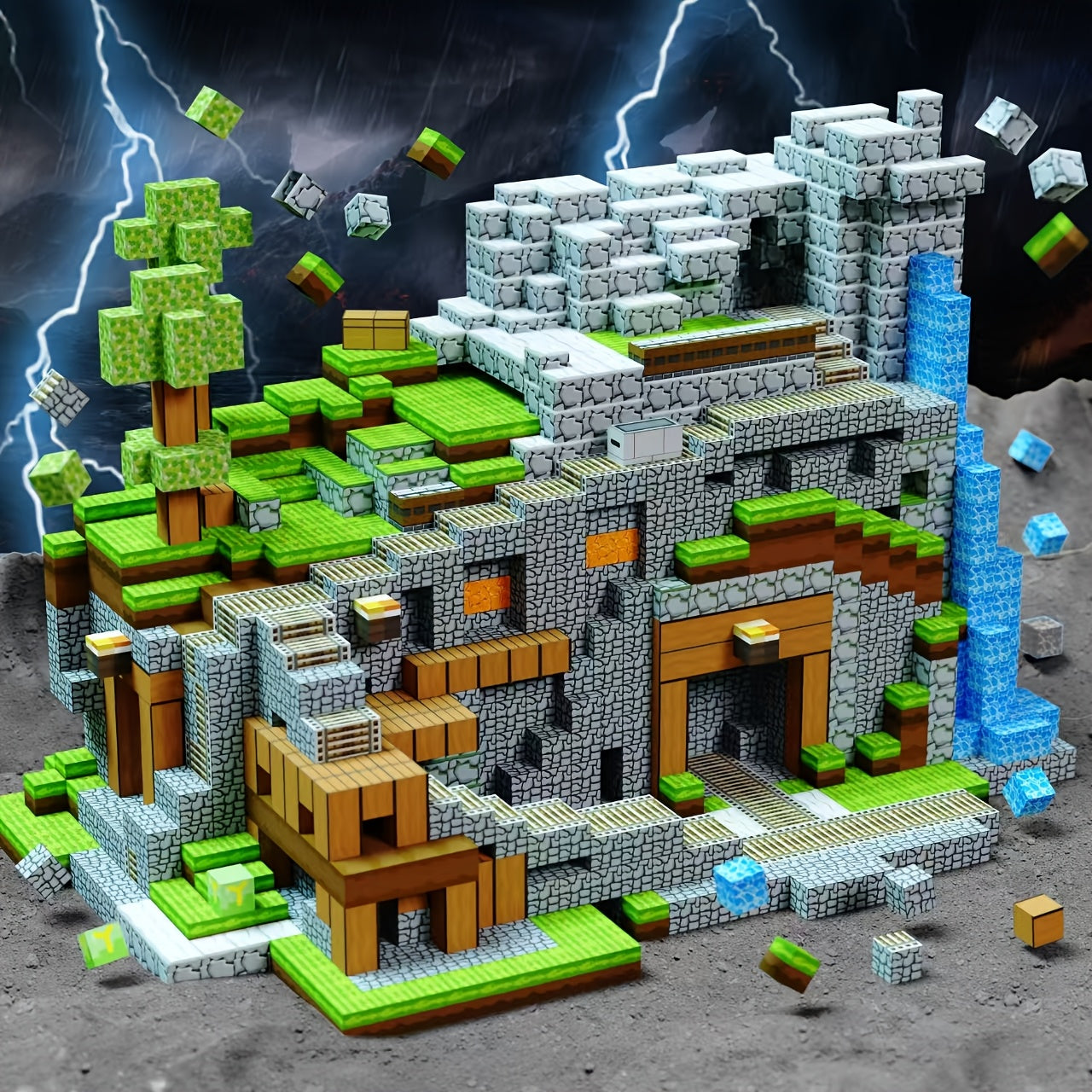 Set di Costruzione Magnetico - Creativo ed Educativo per Bambini