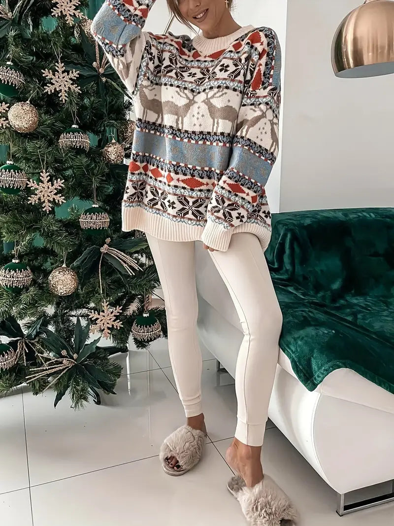 Maglione Festivo da Donna - Confortevole e Stilosamente per l'Inverno