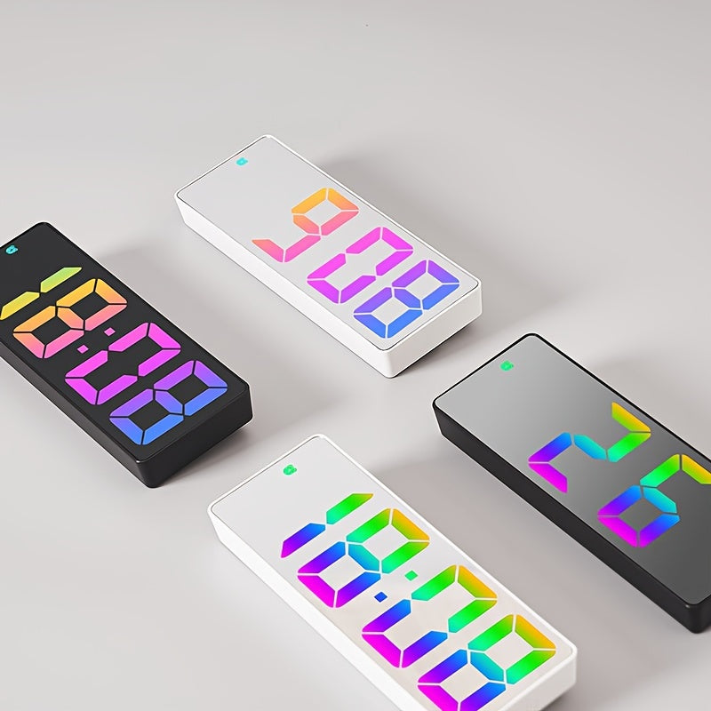 Orologio Digitale LED Colorato - Per un Inizio di Giornata Allegro