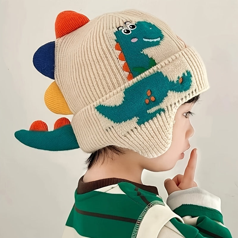 Cappello Invernale Dino per Bambini - Per Calore Giocoso