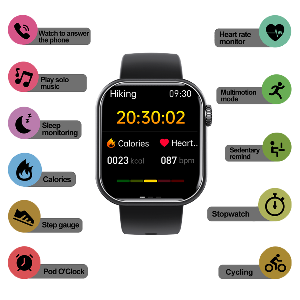 Smart Health Pro Smartwatch – Orologio Completo per Salute e Fitness