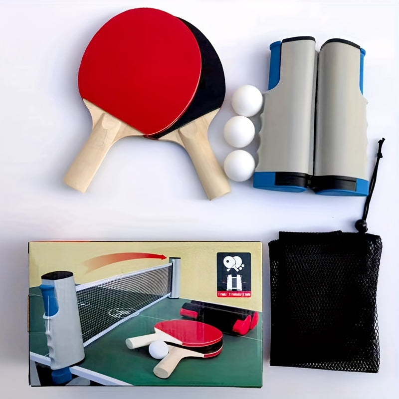 Set di Ping Pong Portatile - Ideale per Esterni e Interni