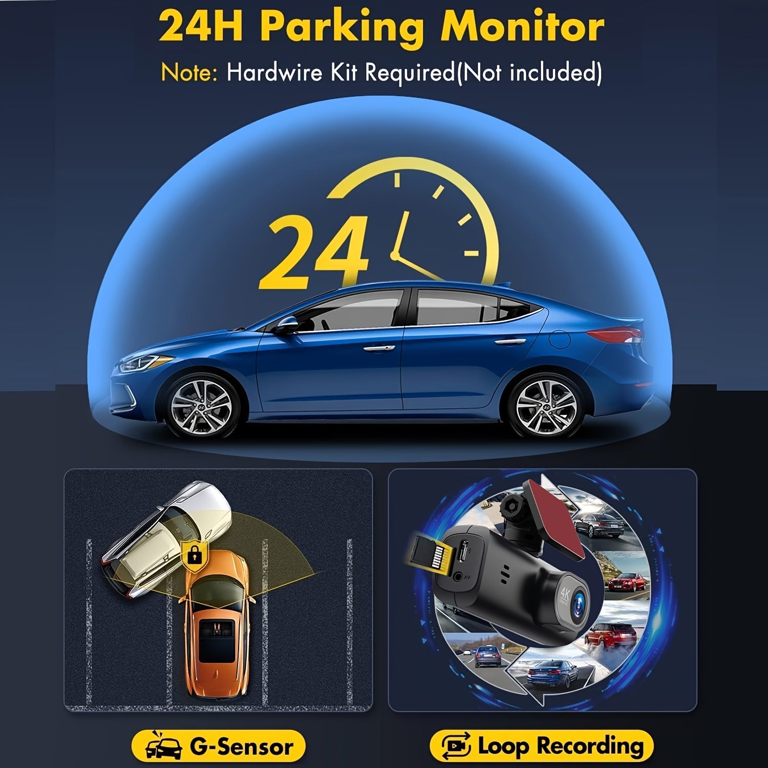 Dashcam 4K Ultra – Sicurezza Intelligente e Immagini Nitide in Ogni Viaggio