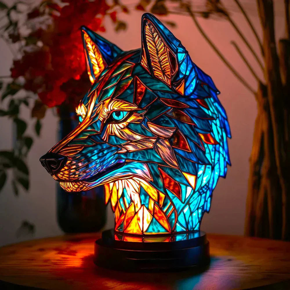 Lampada Animale in Vetro Mosaicato Artistico – Colore e Atmosfera in Casa