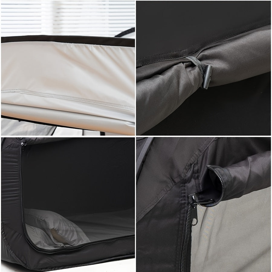 CozyNest Letto a Tenda Pieghevole – Protezione e Riposo a Portata di Mano