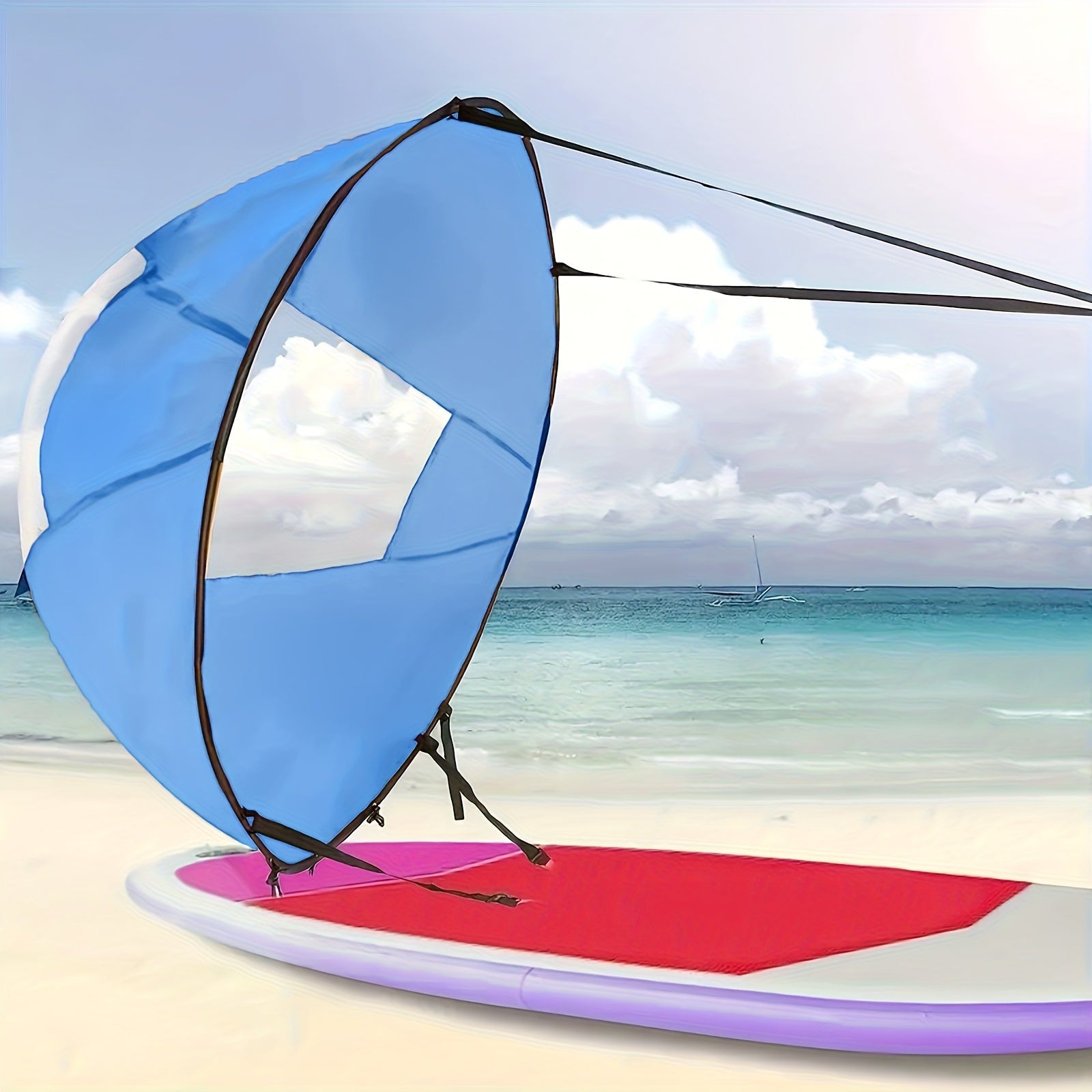 SpeedSail Vela Pieghevole per Kayak – Efficiente e Facile da Usare